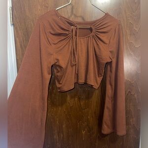Earthbound bell sleeve top